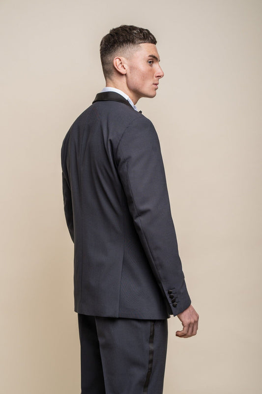 Aspen Midnight Navy Tuxedo Jacket - Blazers & Jackets -