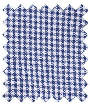 Baresi Blue Houndstooth Suit Swatch - Swatch - 