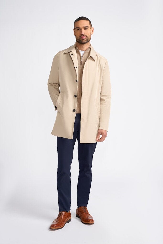 Barracuda Stone Mac Coat - Coats -