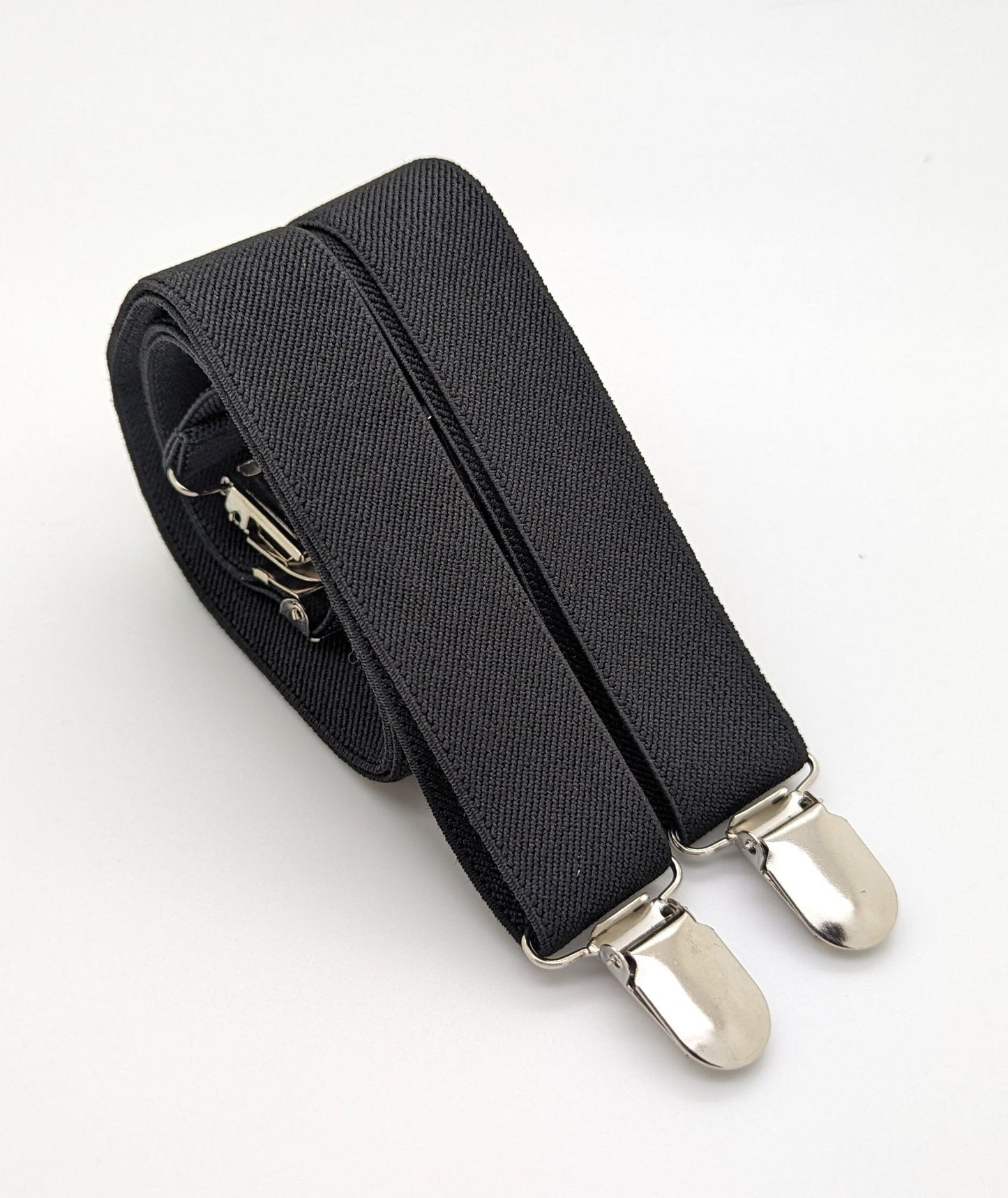 Black Clip Braces - Braces - - THREADPEPPER