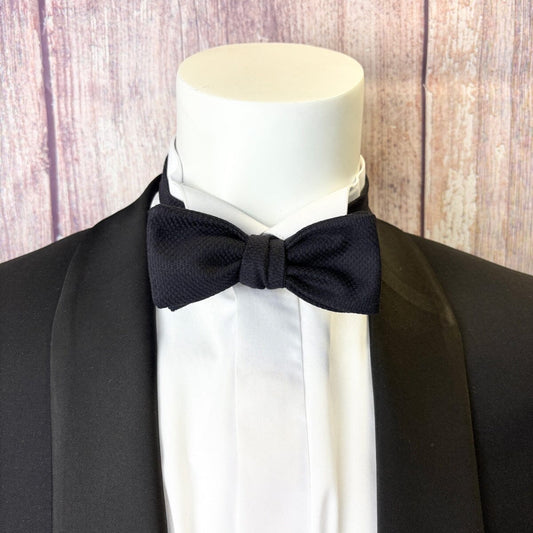 Black Marcella Batswing Bow Tie - Bow Ties -