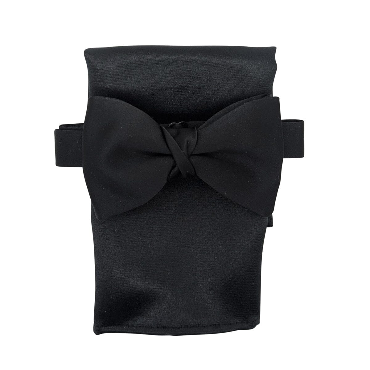 Black Pocket Square - Handkerchiefs -
