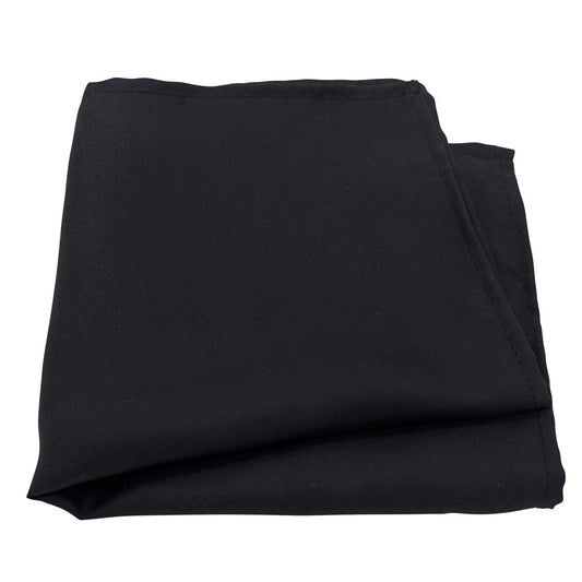 Black Silk Twill Handkerchief - Handkerchiefs -
