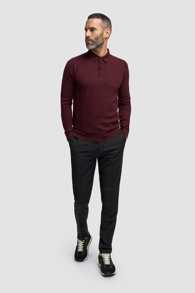 Boom Long Sleeve Polo - Jumpers -