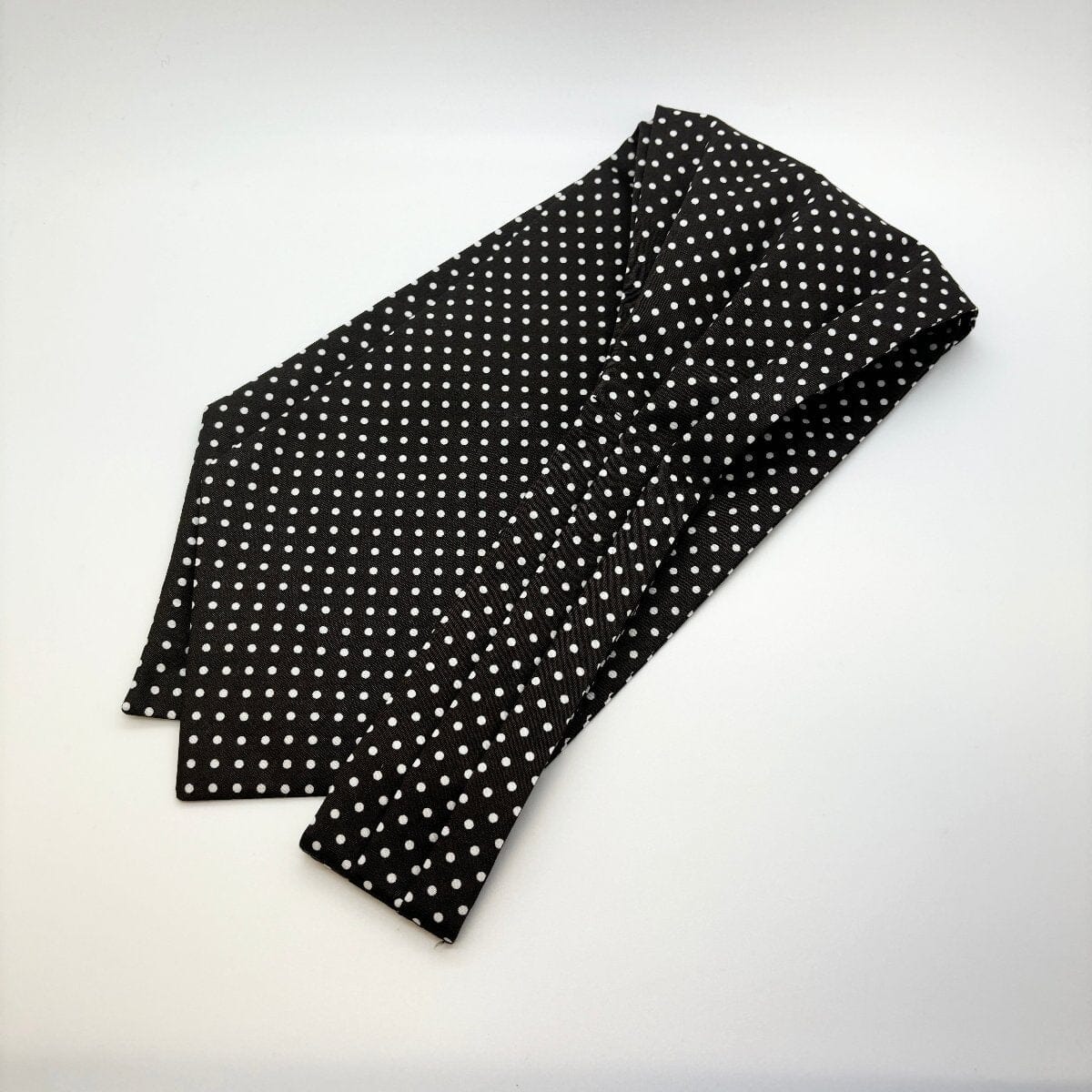 Brown Spot Cotton Cravat - Cravats - Cravat Only