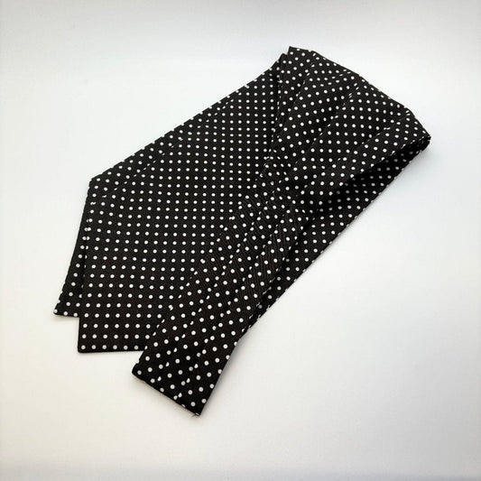 Brown Spot Cotton Cravat - Cravats - Cravat Only