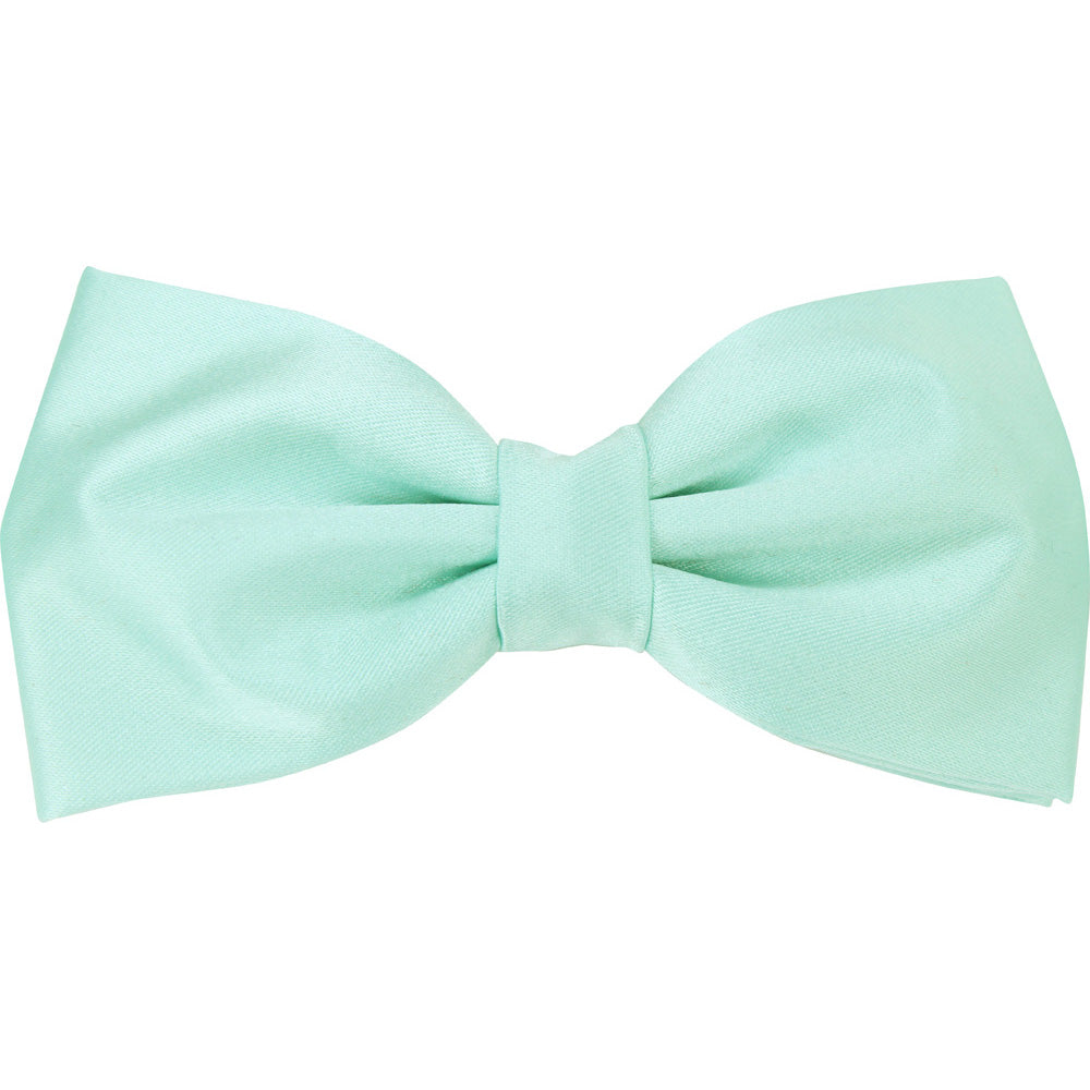 Clearance - Seafoam Aqua Pre-Tied Bow Tie