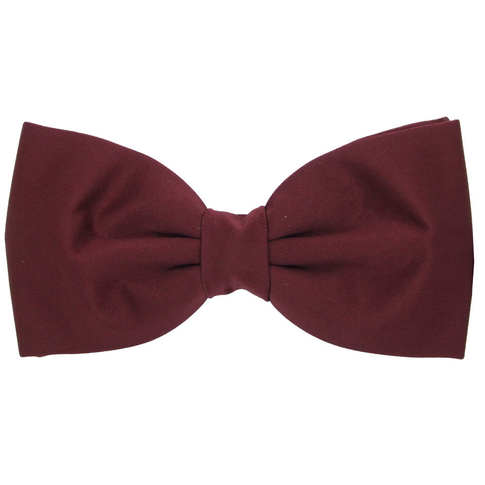 Clearance - Burgundy Pre-Tied Bow Tie