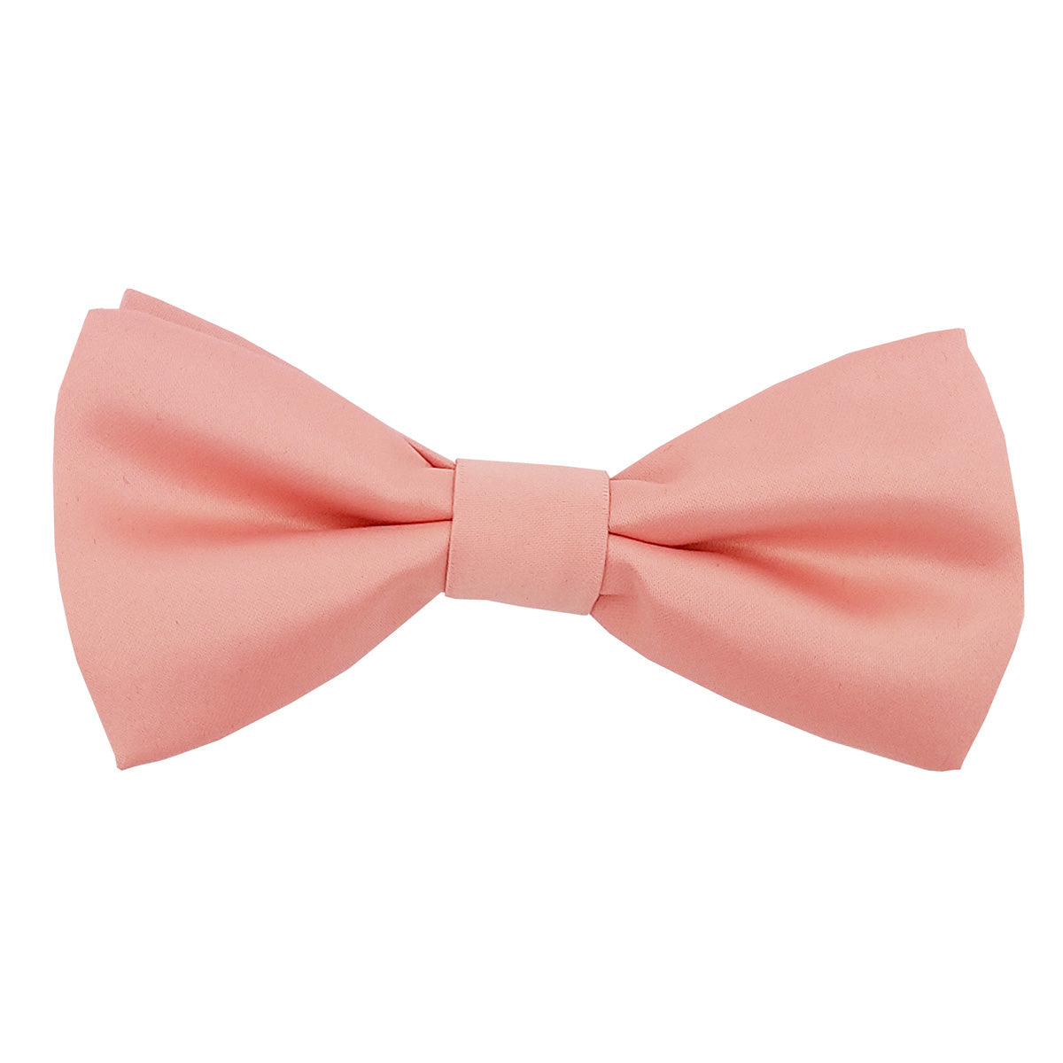 Clearance - Salmon Peach Pre-Tied Bow Tie