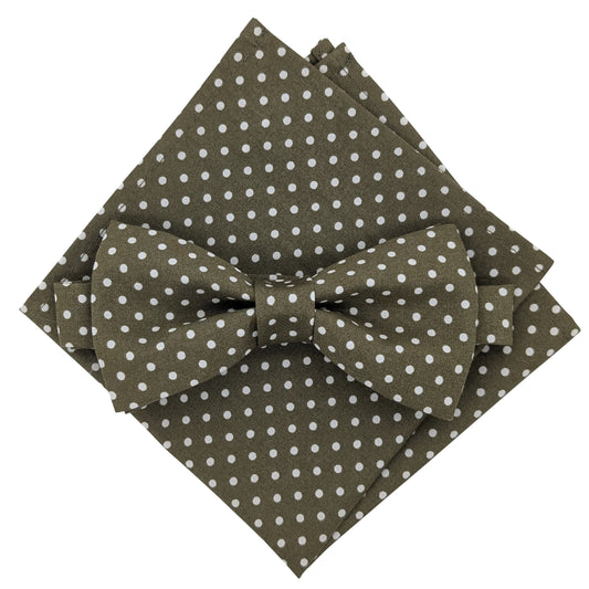 Moss Spot Bow Tie