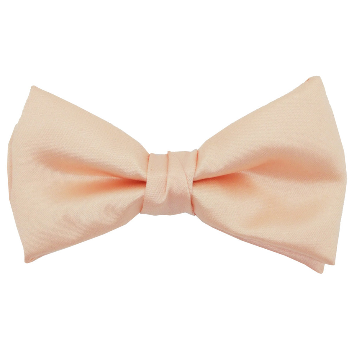 Clearance - Pale Peach Pre-Tied Bow Tie