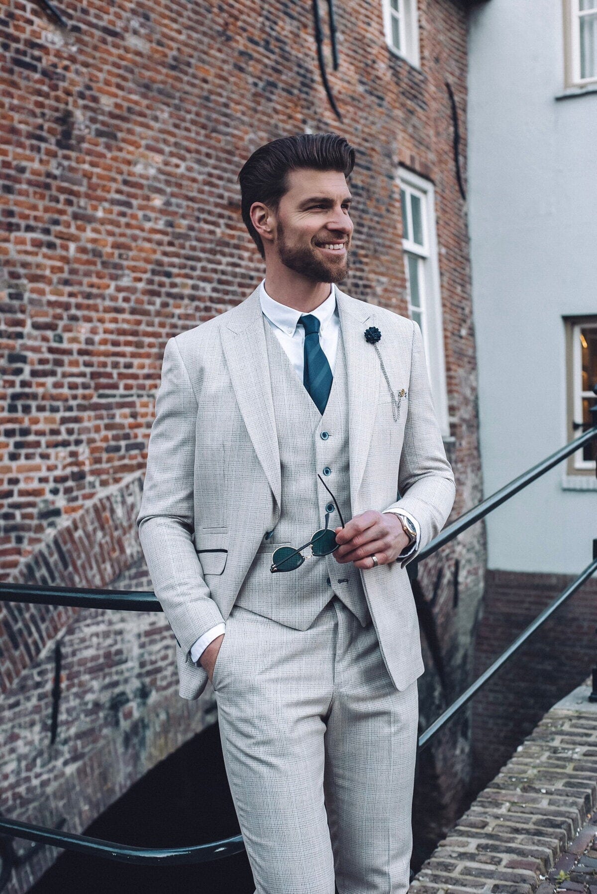 Caridi Beige Waistcoat - Waistcoats -