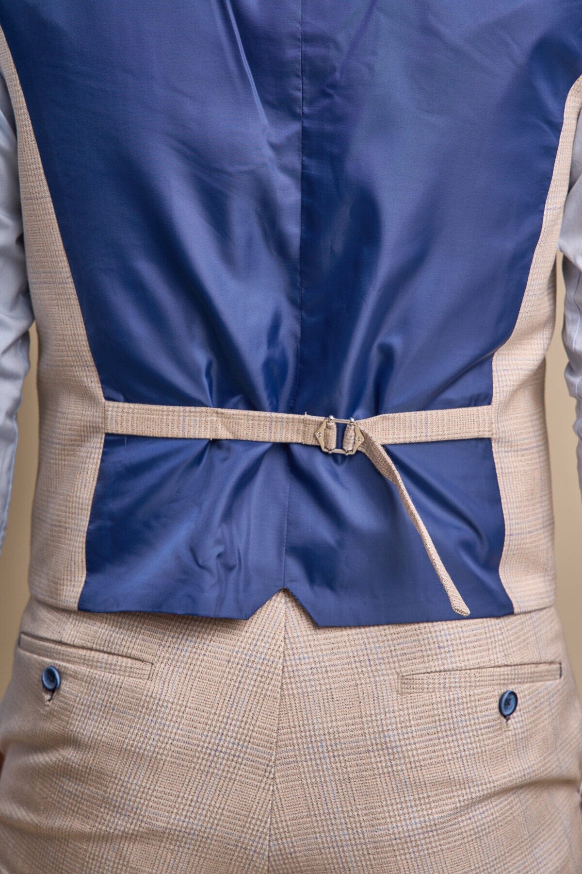 Caridi Beige Waistcoat - Waistcoats -