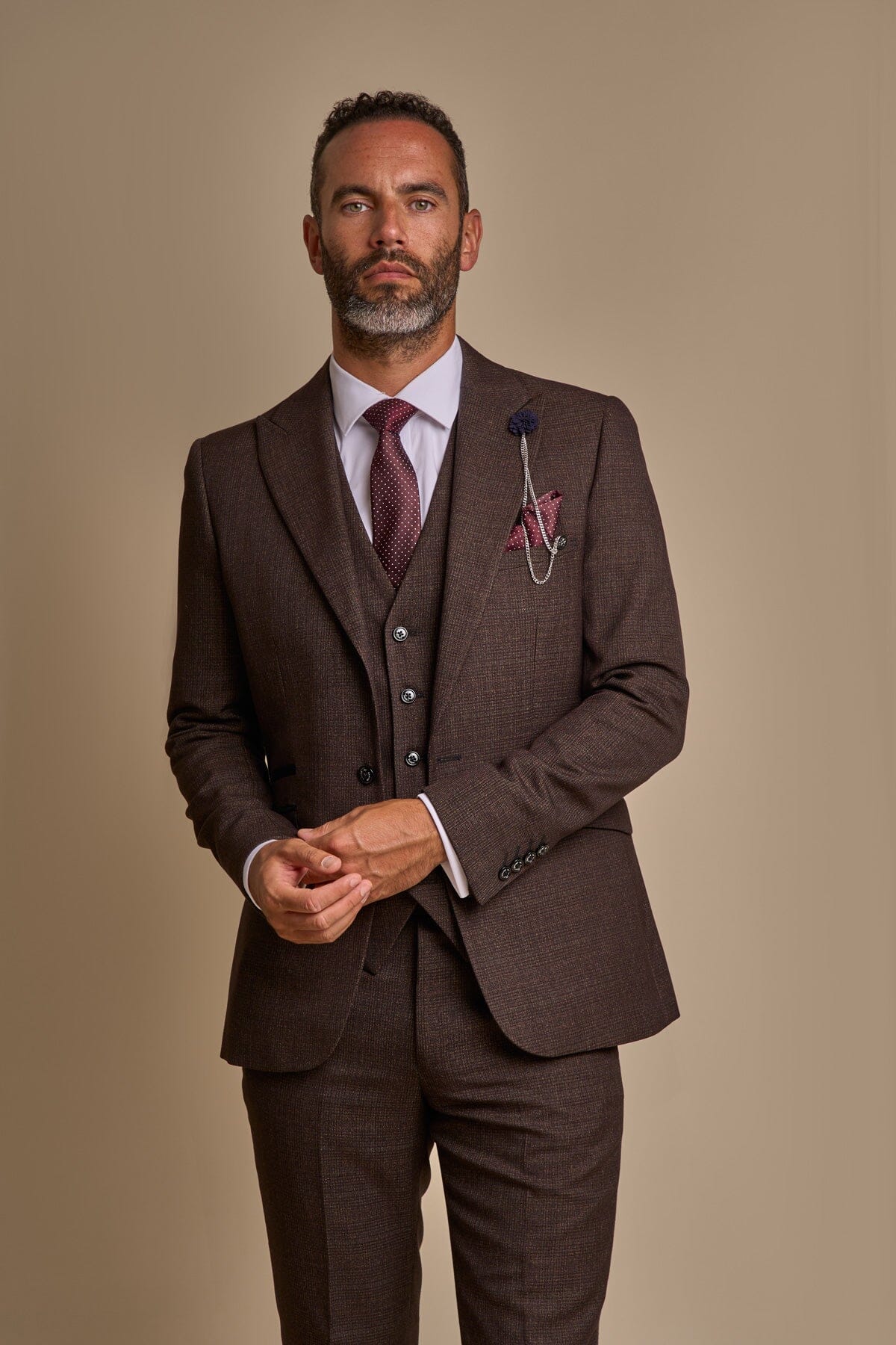 Caridi Brown Jacket - Blazers & Jackets -