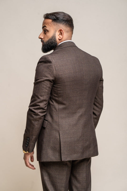 Caridi Brown Jacket - Blazers & Jackets -