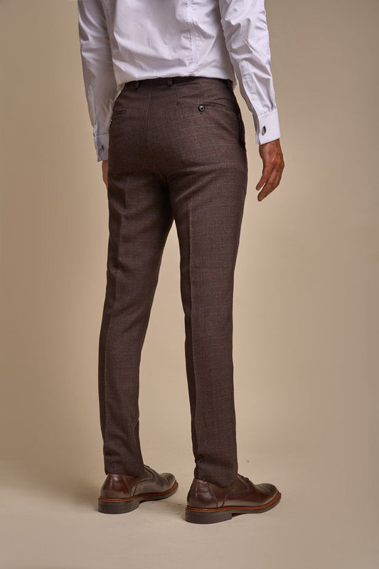 Caridi Brown Trousers - Trousers -