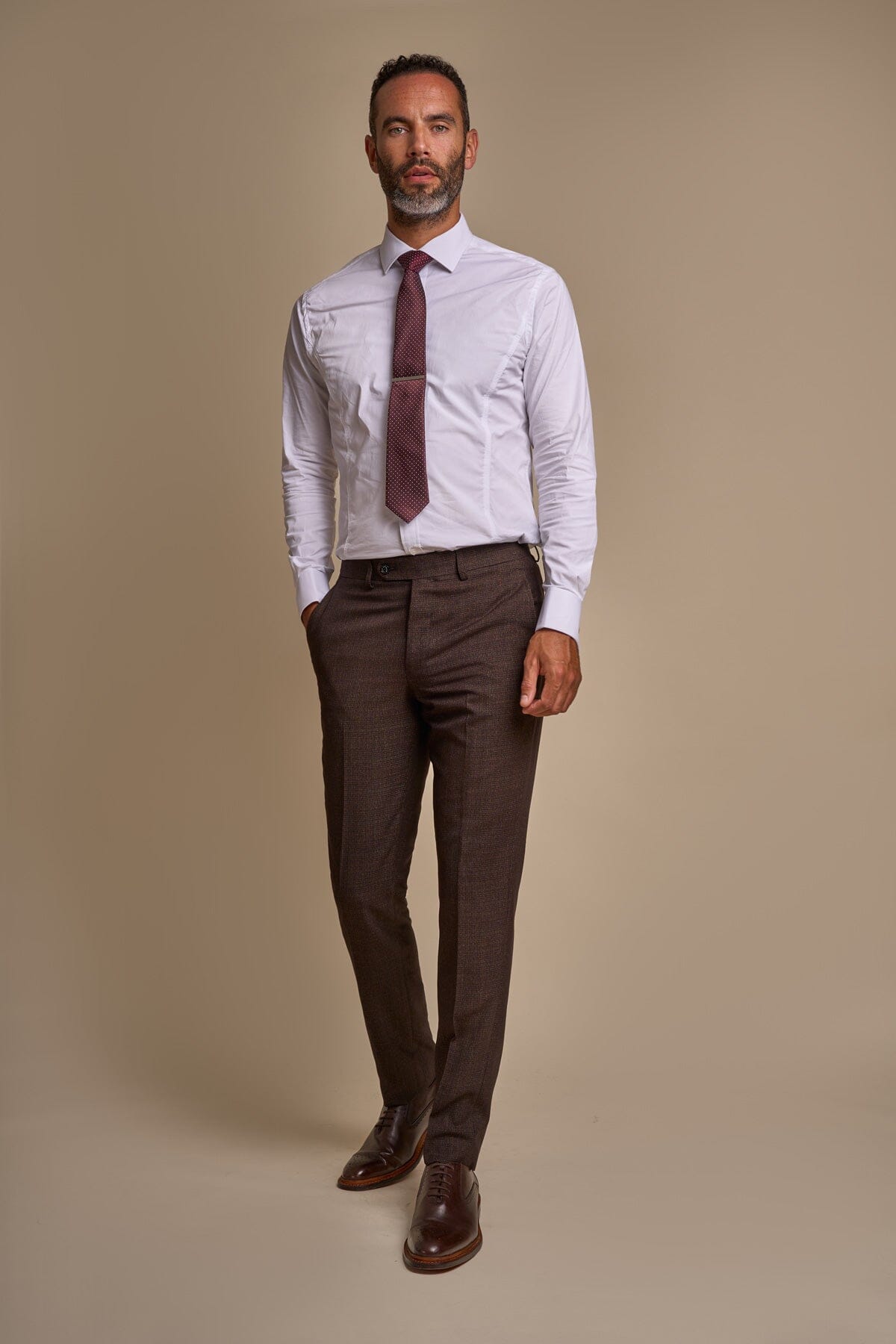 Caridi Brown Trousers - Trousers - 