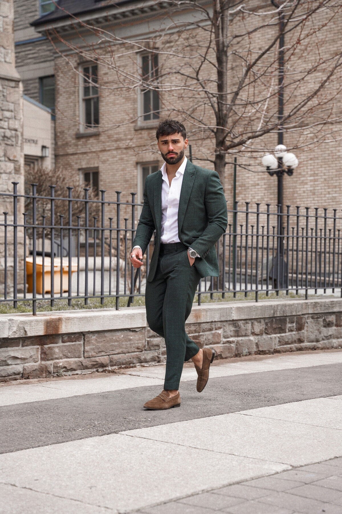 Caridi Olive Jacket - Blazers & Jackets -