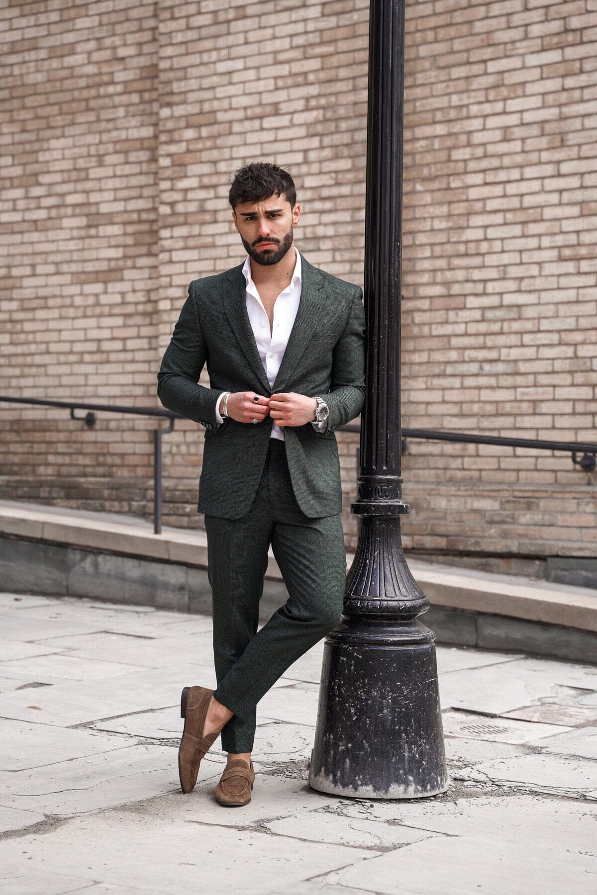Caridi Olive Jacket - Blazers & Jackets -