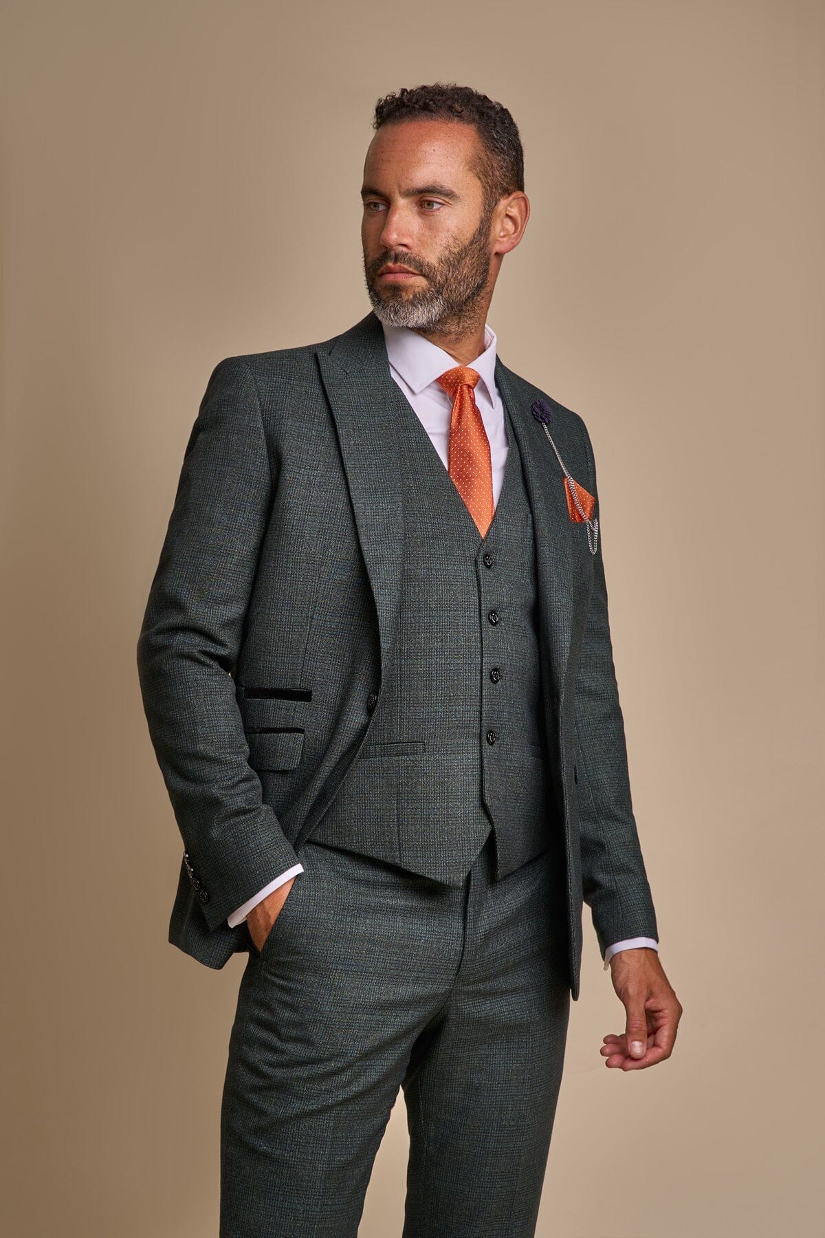 Caridi Olive Jacket - Blazers & Jackets -
