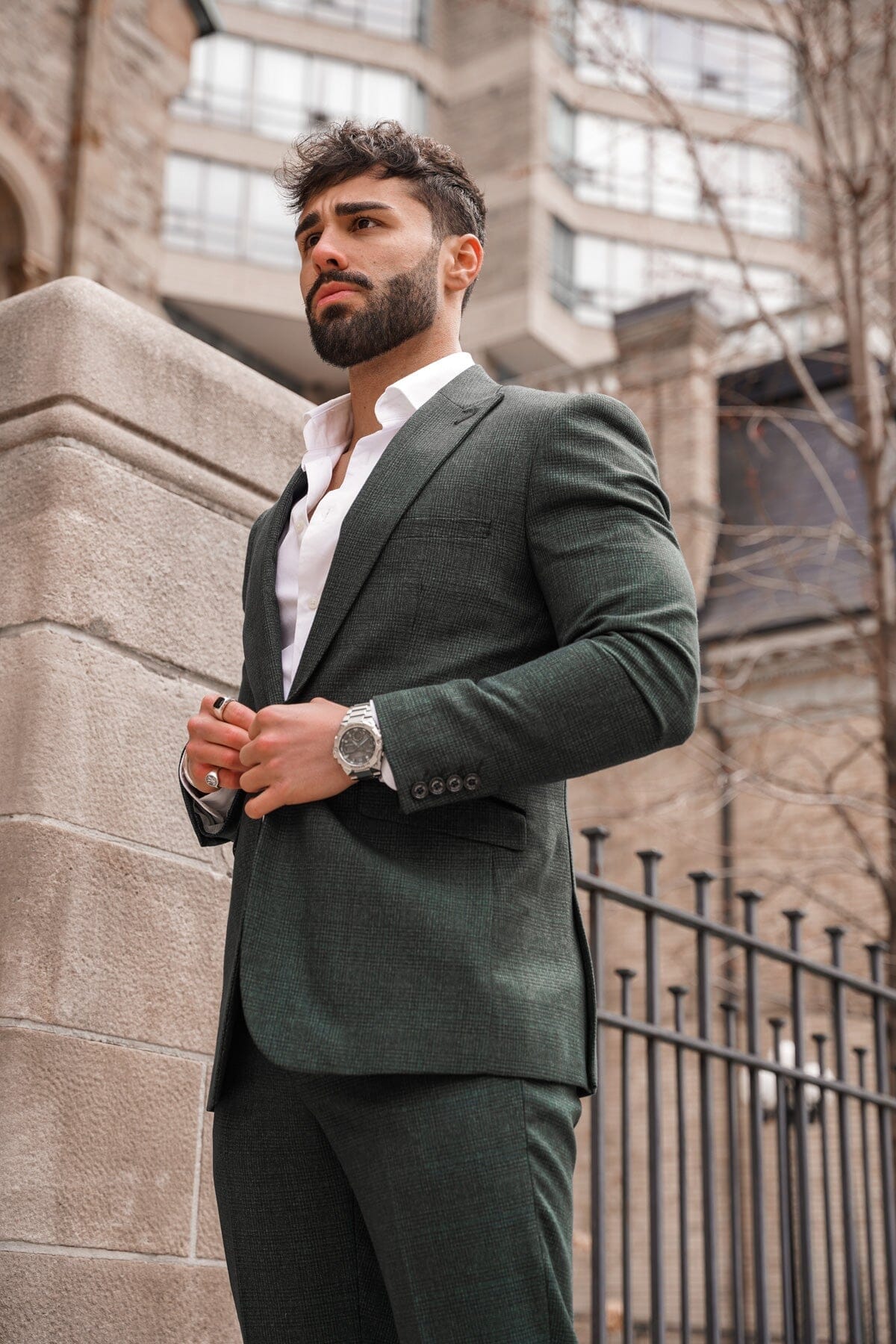 Caridi Olive Jacket - Blazers & Jackets -