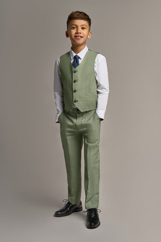 Caridi Sage Boys 3 Piece Suit - Childrenswear -