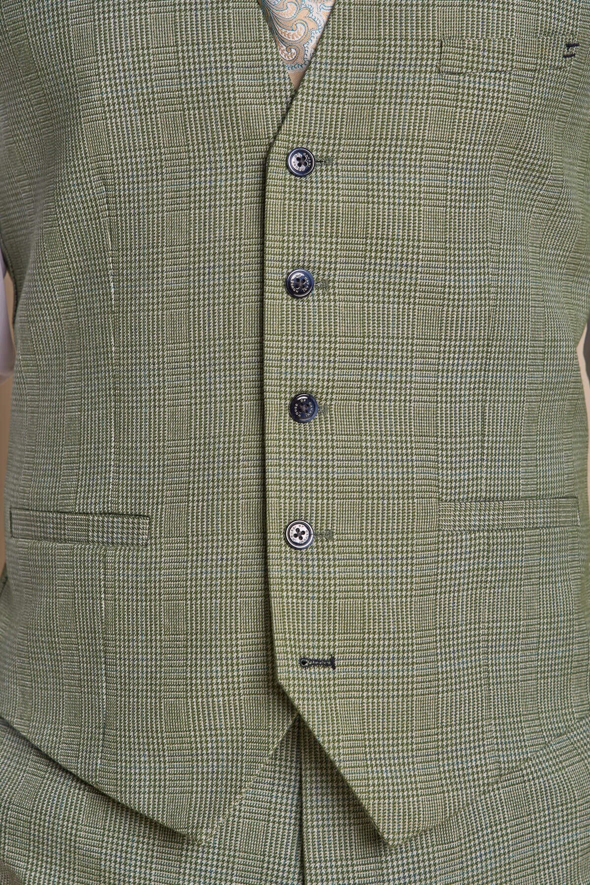 Caridi Sage Waistcoat - Waistcoats -