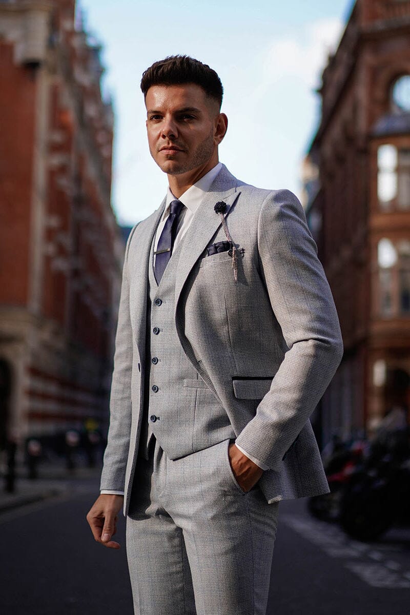 Caridi Sky Blue Jacket - Blazers & Jackets -