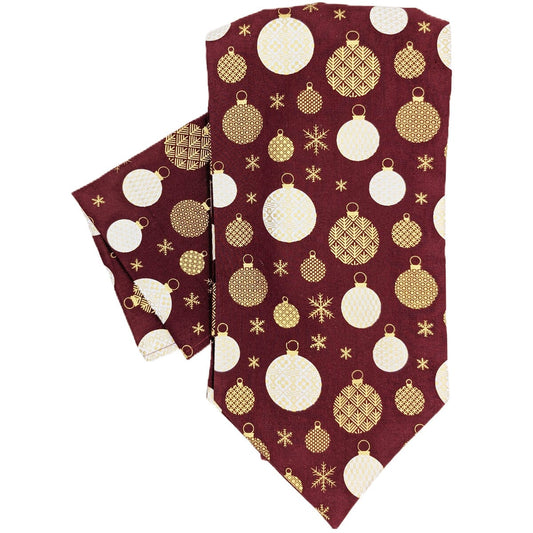 Christmas Baubles Cravat - Cravats -