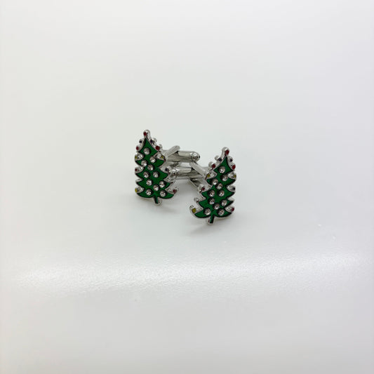 Christmas Tree Cufflinks - Accessories -