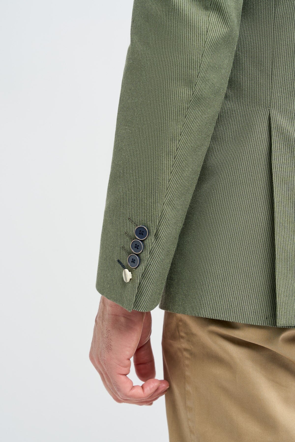 Cristo Olive Blazer - Blazers & Jackets -