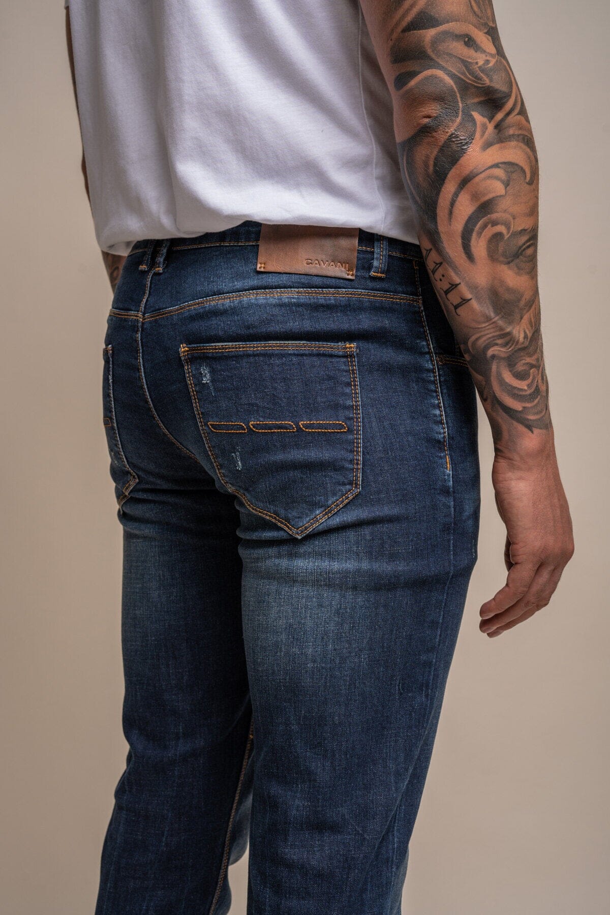 Diablo Blue Denim Jeans - Jeans - - THREADPEPPER