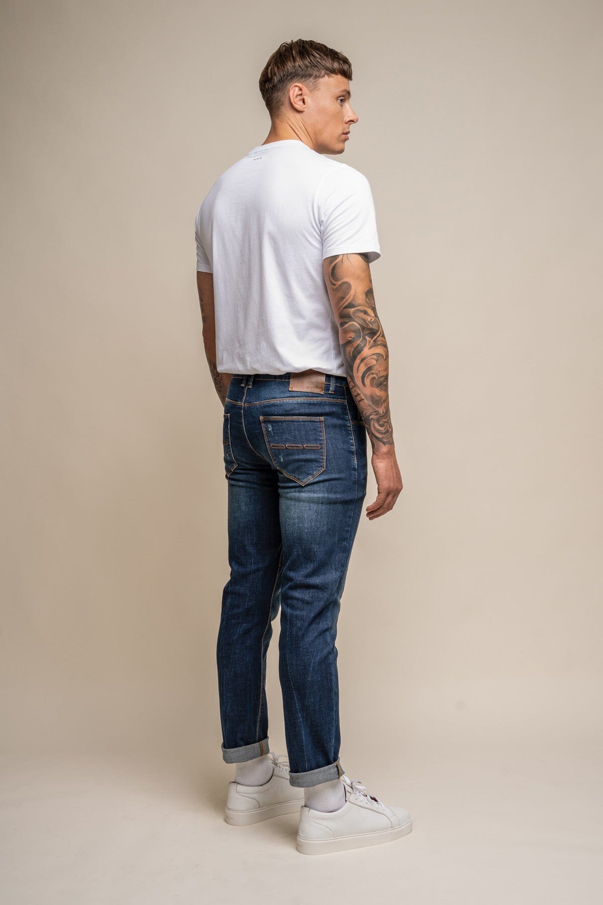 Diablo Blue Denim Jeans - Jeans - - THREADPEPPER