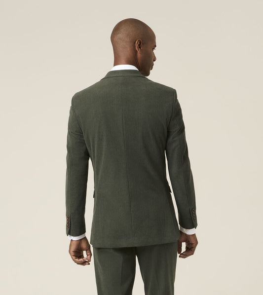 Dorsey Moss Green Corduroy Jacket - Blazers & Jackets -