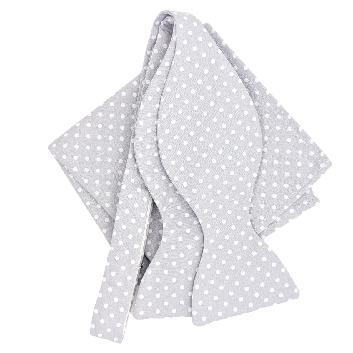 Dove Spot Bow Tie - Bow Ties - Self-Tie Bow Tie & Pocket Square - Save £1.00