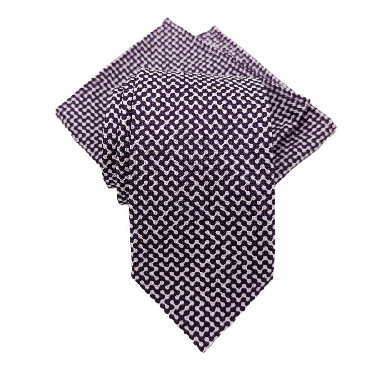 Fleming Spotty Silk Tie - Ties - - THREADPEPPER