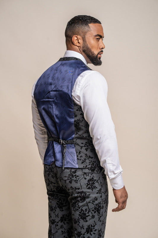 Georgi Floral Waistcoat - Waistcoats -
