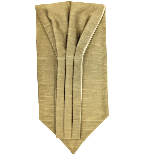 Golden Barley Dupion Cravat - Cravats -