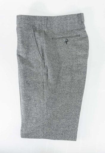 Grey Herringbone Tweed Trousers - STOCK CLEARANCE - Trousers Sale -