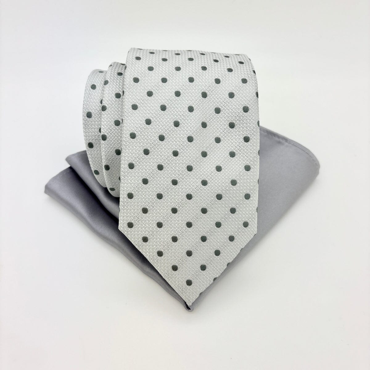 Grey Spot Tie Set - Ties -
