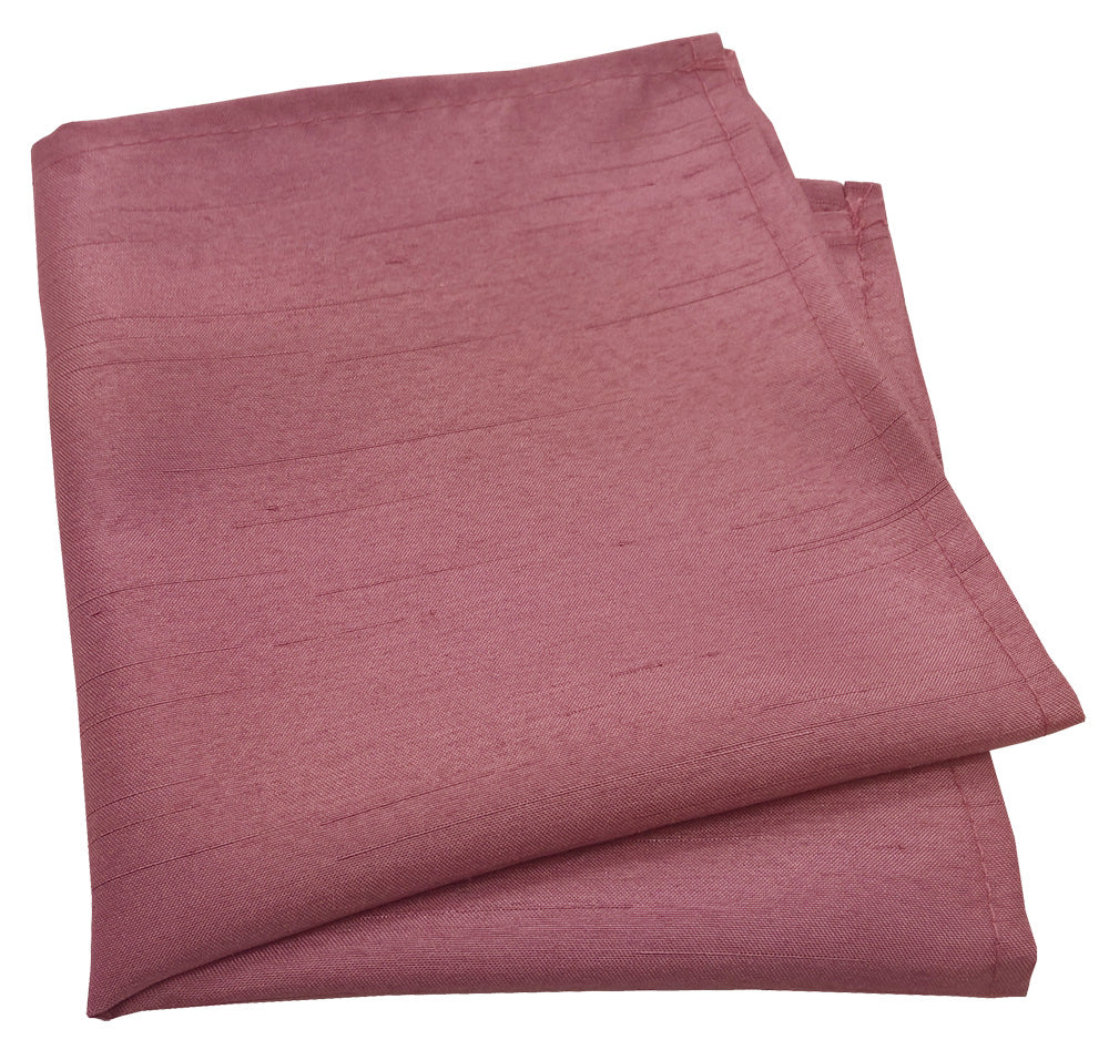 Clearance - Antique Rose Shantung Pocket Square