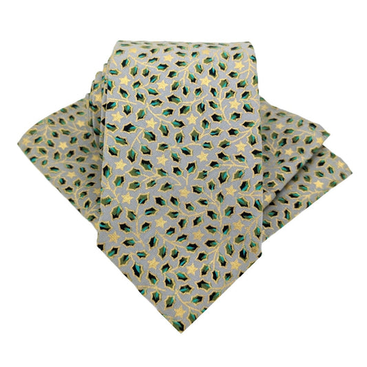 Holly Leaves Tie - Ties -