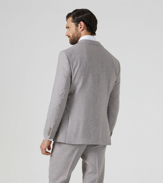 Jude Stone Herringbone 2 Piece Suit - Suits -