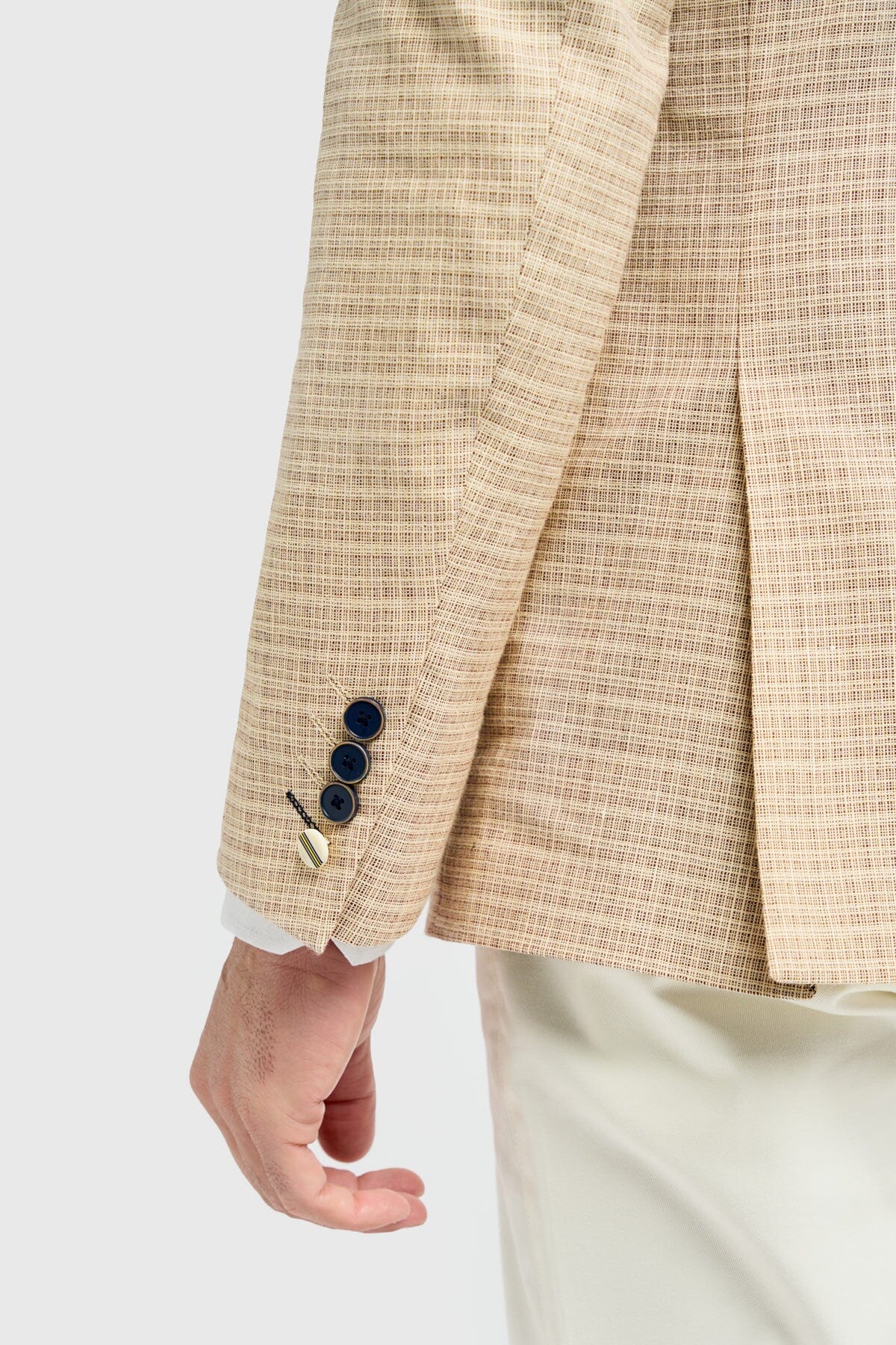 Kova Beige Blazer - Blazers & Jackets -