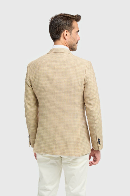 Kova Beige Blazer - Blazers & Jackets -