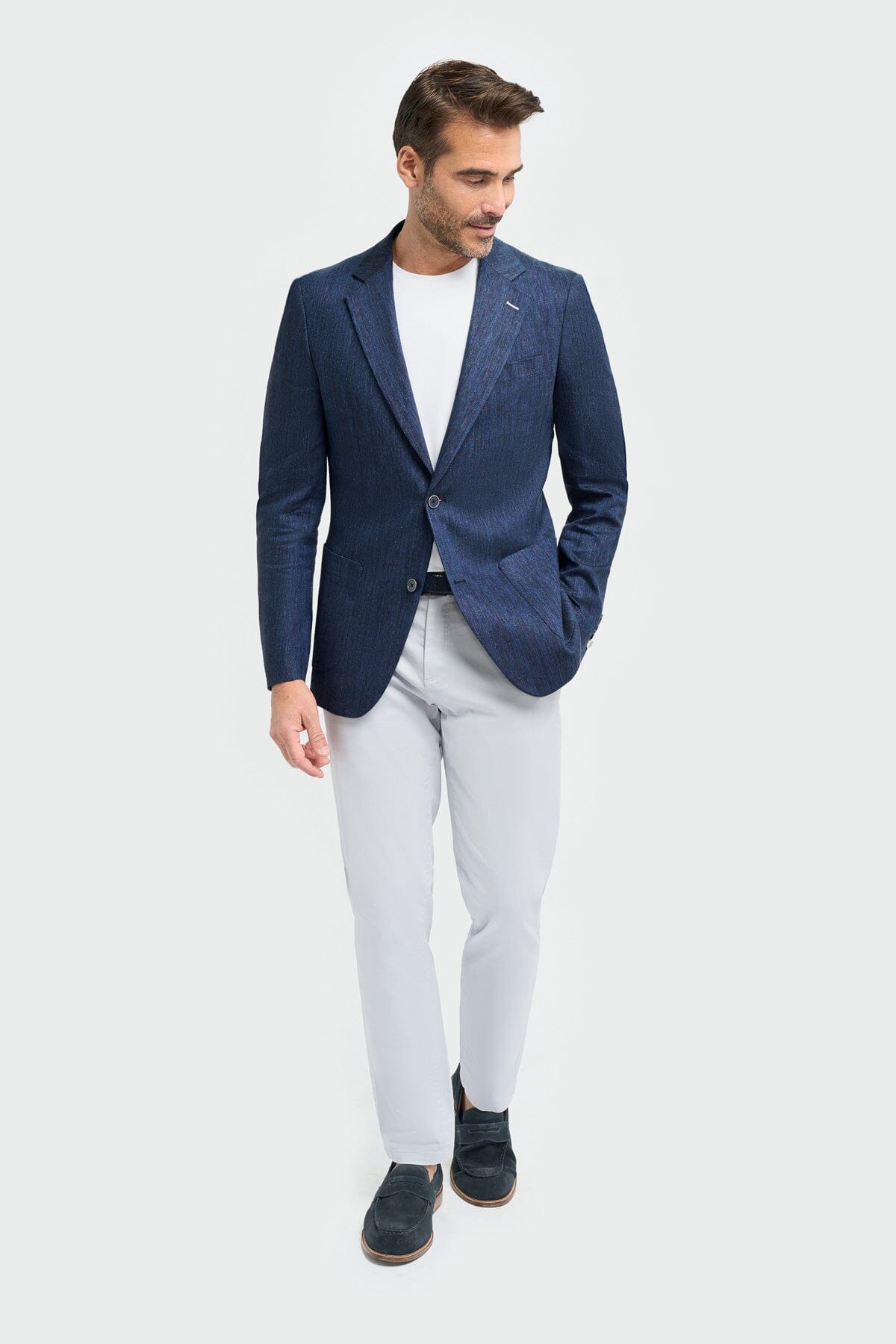 Luigi Navy Blazer - Blazers & Jackets -