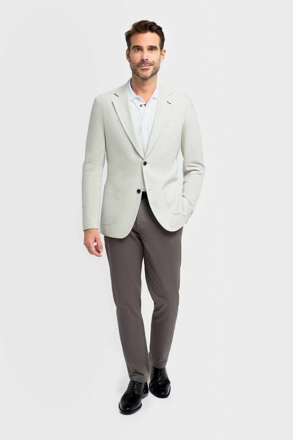 Luigi Slate Blazer - Blazers & Jackets -