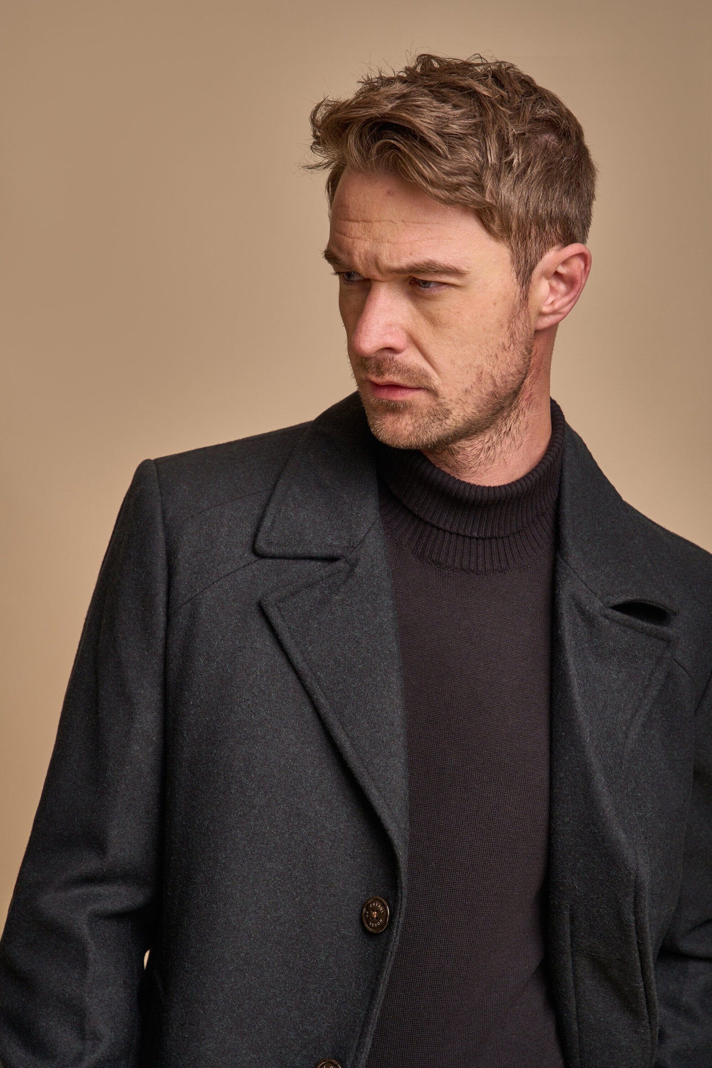 Marcus Olive Topcoat - Coats - - THREADPEPPER