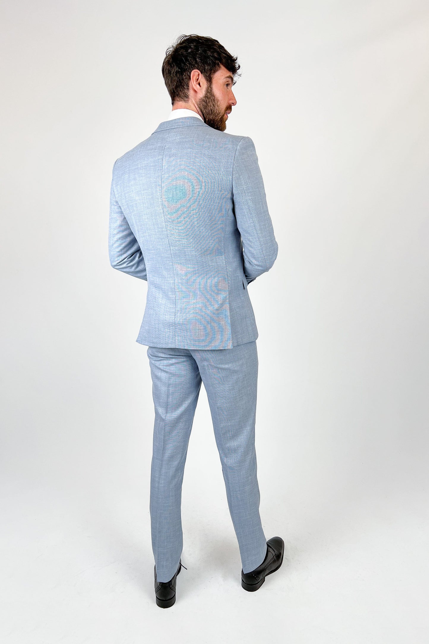 Miami Sky 3 Piece Wedding Suit - Blazers & Jackets - - THREADPEPPER