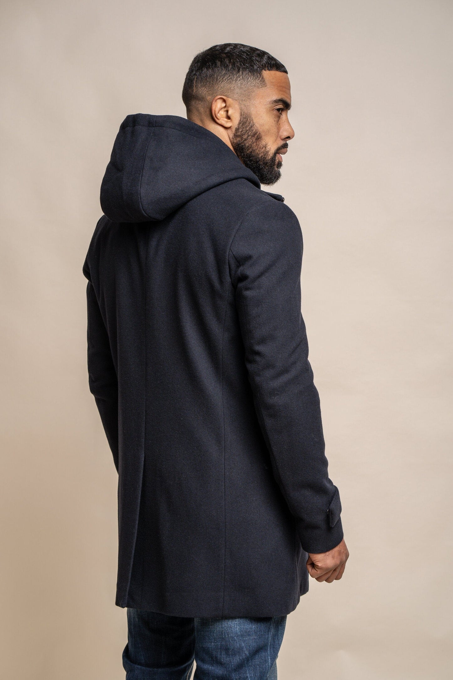 Michigan Navy Parka Coat - Coats - - THREADPEPPER